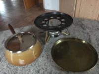 Fonduetopf mit Stövchen alt Vintage Retro Bayern - Schöngeising Vorschau