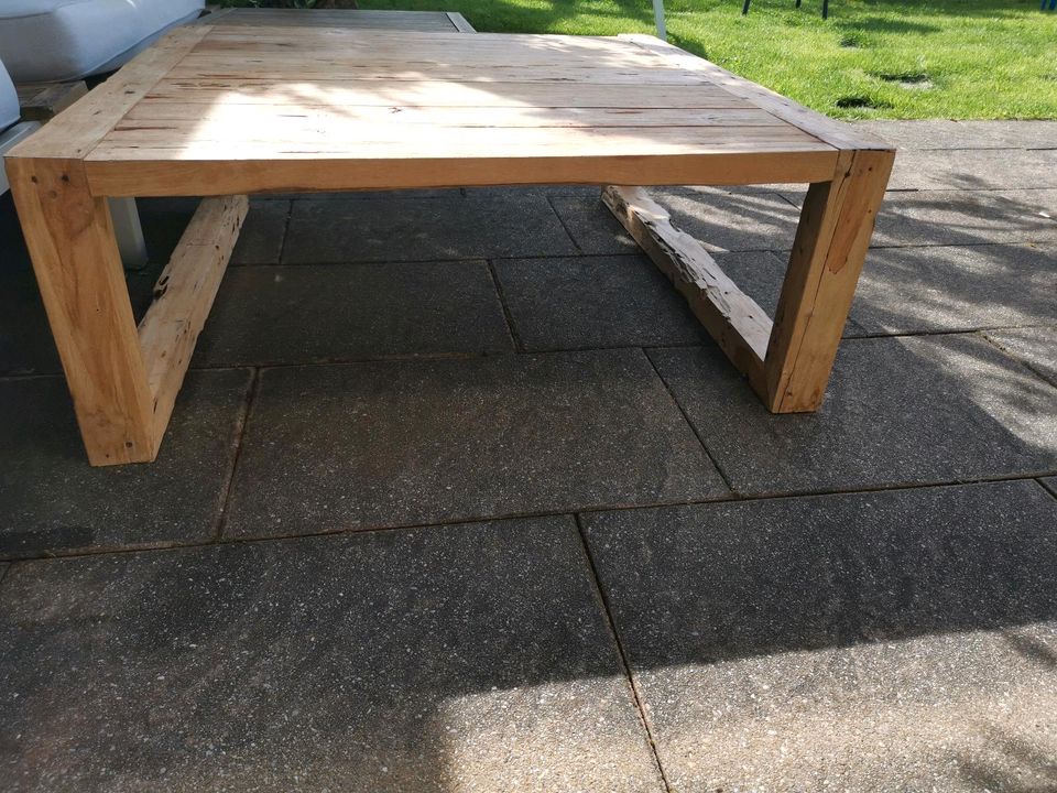 Teak couchtisch, lounge Tisch, garten lounge tisch, 100x100 in Großbettlingen