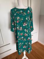 Festliches Kleid Zero mit 3/4 Arm grün Blumen 40/42 Hessen - Nidderau Vorschau
