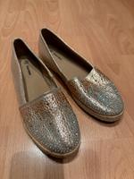 Espandrilles Espadrilles Deichmann 38 Gold metallic Glitzer Thüringen - Jena Vorschau