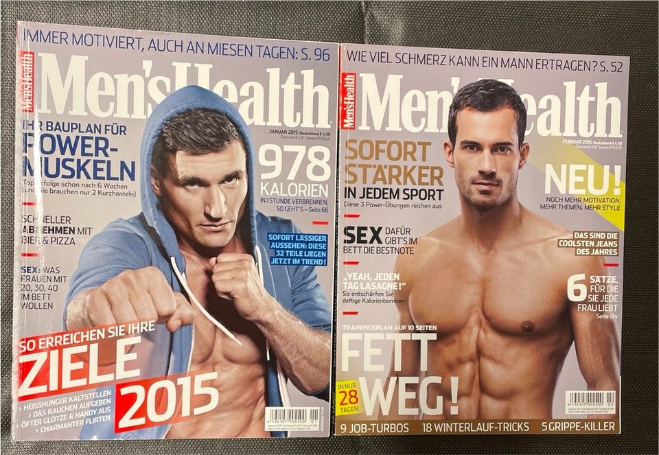 Men’s Health Januar und Februar 2015 in Bochum