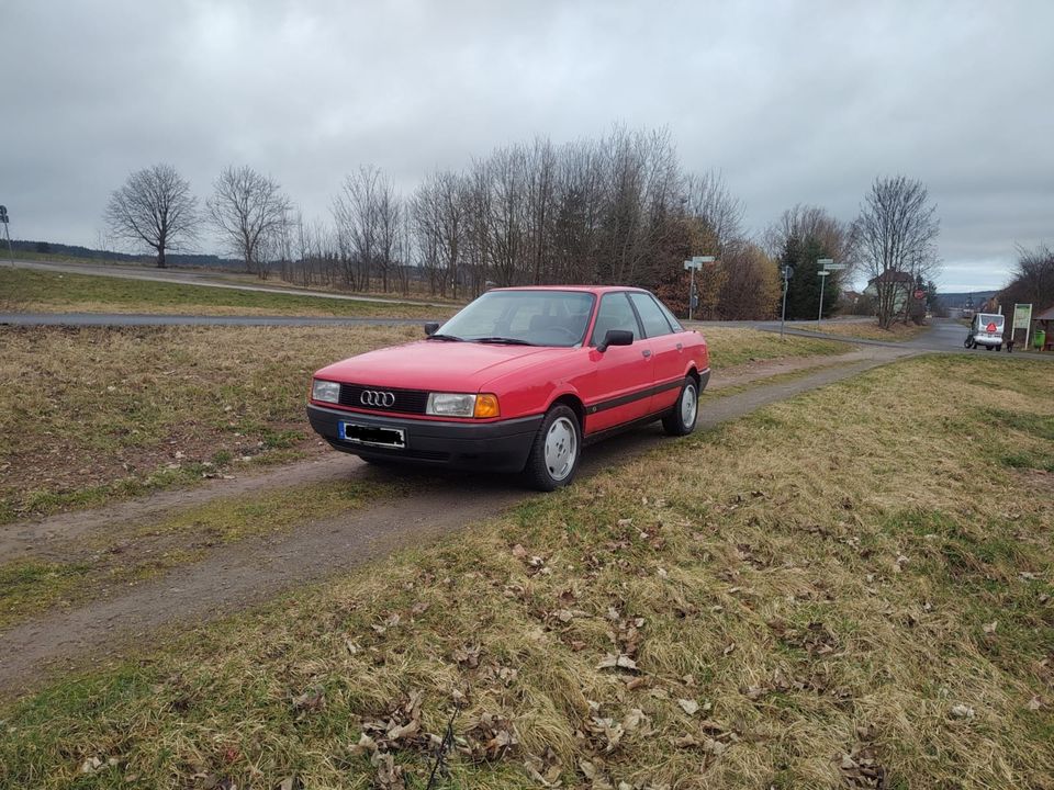 Audi 80 B3 1.6 L, TÜV und viele Teile neu + Ersatzmotor dazu in Ilmenau