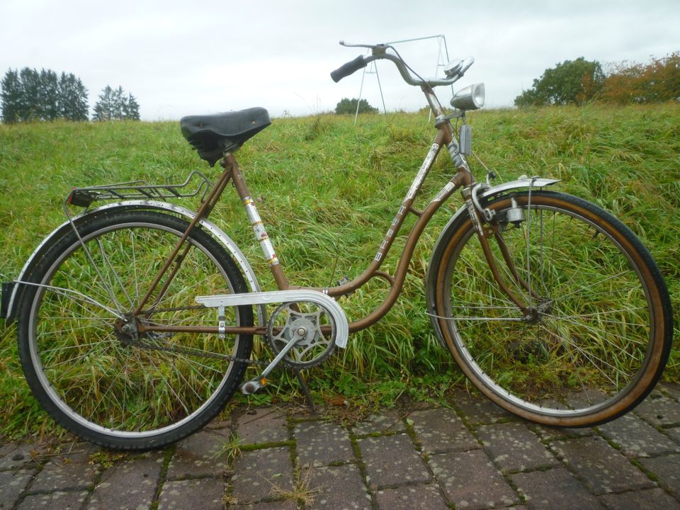 fahrrad damenrad rücktrittbremse Bauer vintage singlegang 26zoll in Rimbach