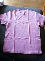 Tshirt Kinder rosa Räubertochter Herz Gr 128 Bayern - Bad Reichenhall Vorschau