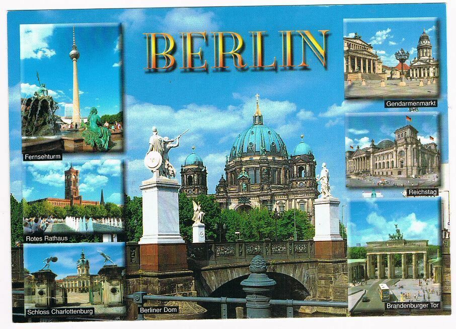 10 Berlin Postkarten von Schikkus – 10 x 15 cm in Berlin
