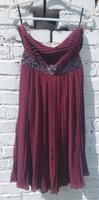 Apart Kleid Gr. 38 weinrot Plissee Abendkleid Hessen - Edertal Vorschau