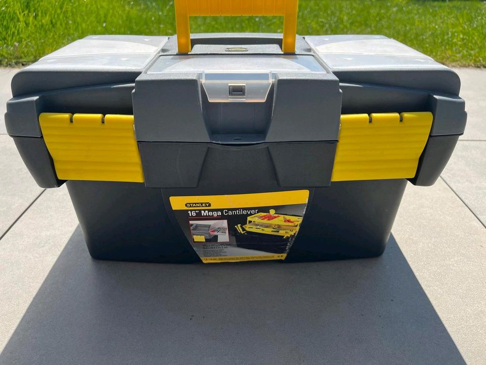 Werkzeugkasten-koffer,-box Stanley 16" mega cantilever in Kirchberg (Hunsrück)