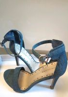 Sandalen High Heels Schuhe 39 Jeans Blau Nordrhein-Westfalen - Mettmann Vorschau