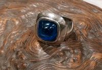 Ring mit blauem Schmuckstein, Gr.54 oder 17,2 mm,925er Silber Nordrhein-Westfalen - Olfen Vorschau