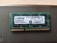 RAM: 4GB PC3 12800 SODIMM Crucial Hessen - Sulzbach Vorschau