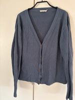 Strickjacke Öko Baumwolle Hess Natur Mittelblau Gr. 44 Hessen - Lich Vorschau