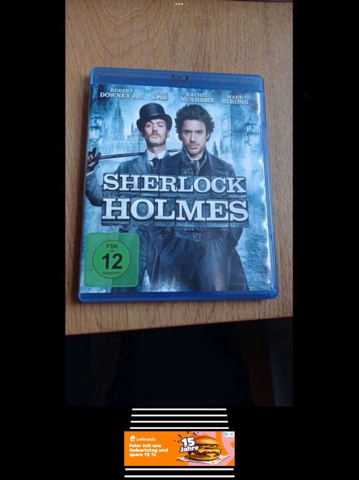 Blu-ray Sherlock Holmes in Seeg