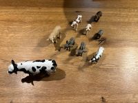 verschiedene Schleich Tiere Kuh Esel Schaf Kalb Hund Nordrhein-Westfalen - Senden Vorschau
