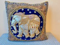 Dekoratives Asiatisches Kissen mit Elefant, Kunsthandwerk Thüringen - Meiningen Vorschau