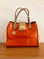 Designer Tasche Charles Jourdan Leder orange/beige Vintage Baden-Württemberg - Heidelberg Vorschau