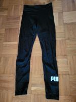 Leggings von Puma Größe 152 in schwarz/weiß Niedersachsen - Wiesmoor Vorschau