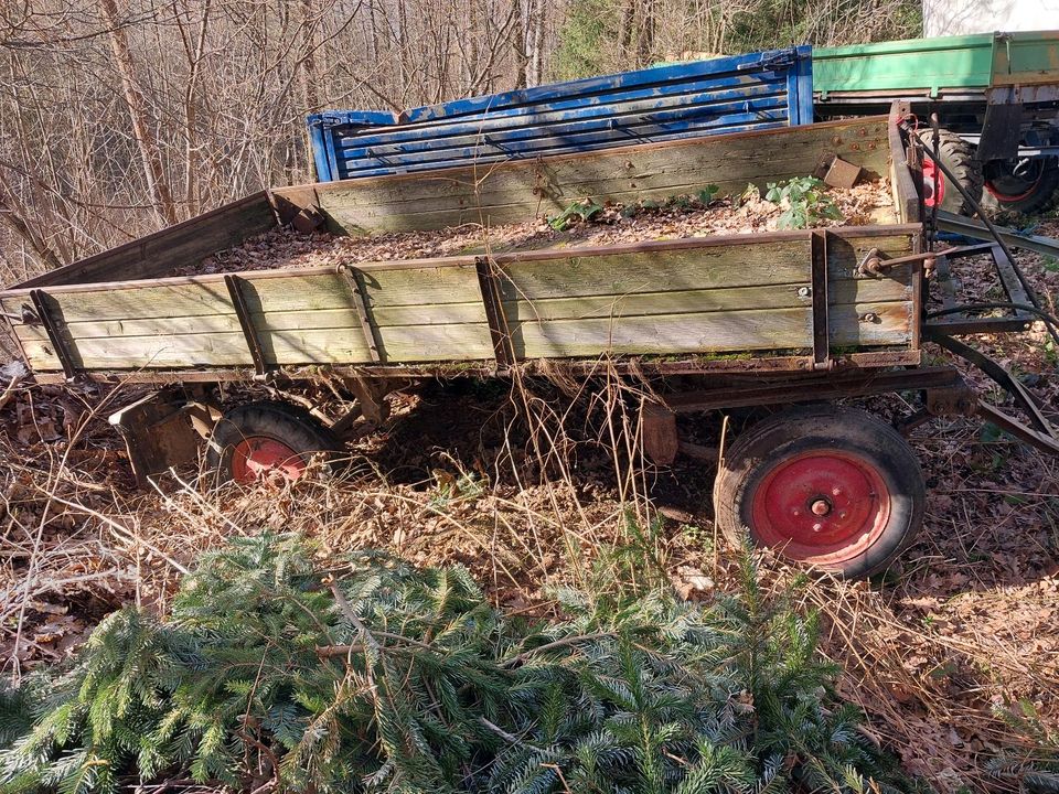 Anhänger Traktor Gummiwagen zweiseitenkipper in Limbach-Oberfrohna