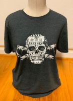 T-Shirt schwarz meliert unisex Größe S Bio Recycling Totenkopf Hamburg-Mitte - Hamburg St. Pauli Vorschau