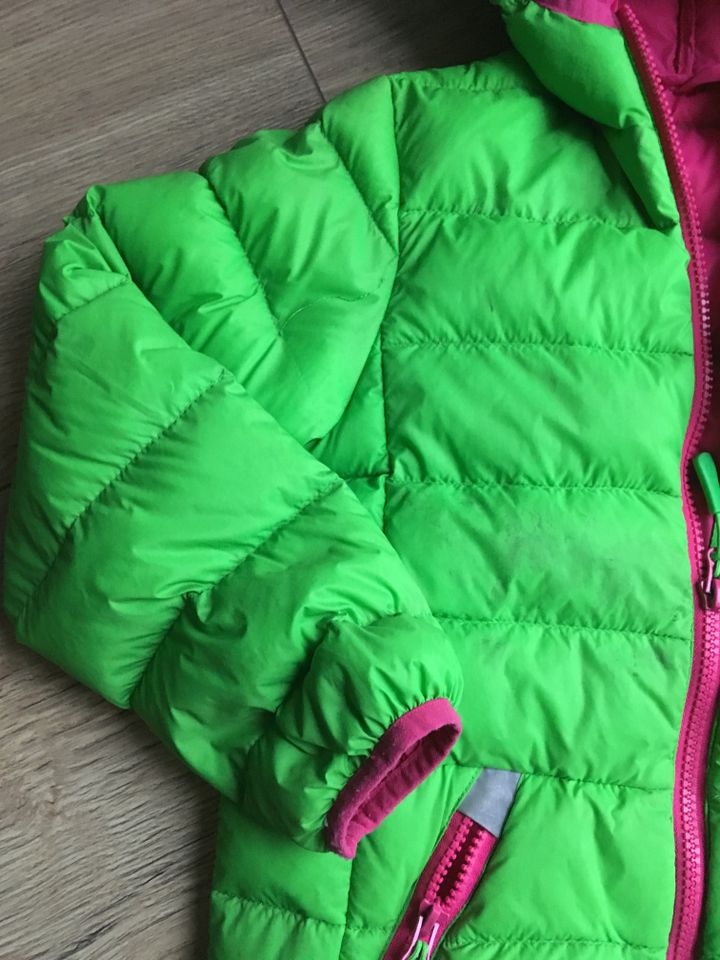 Trollkids Dovrefjell Daunenjacke Übergangsjacke Grün/Fuchsia in Baiersdorf