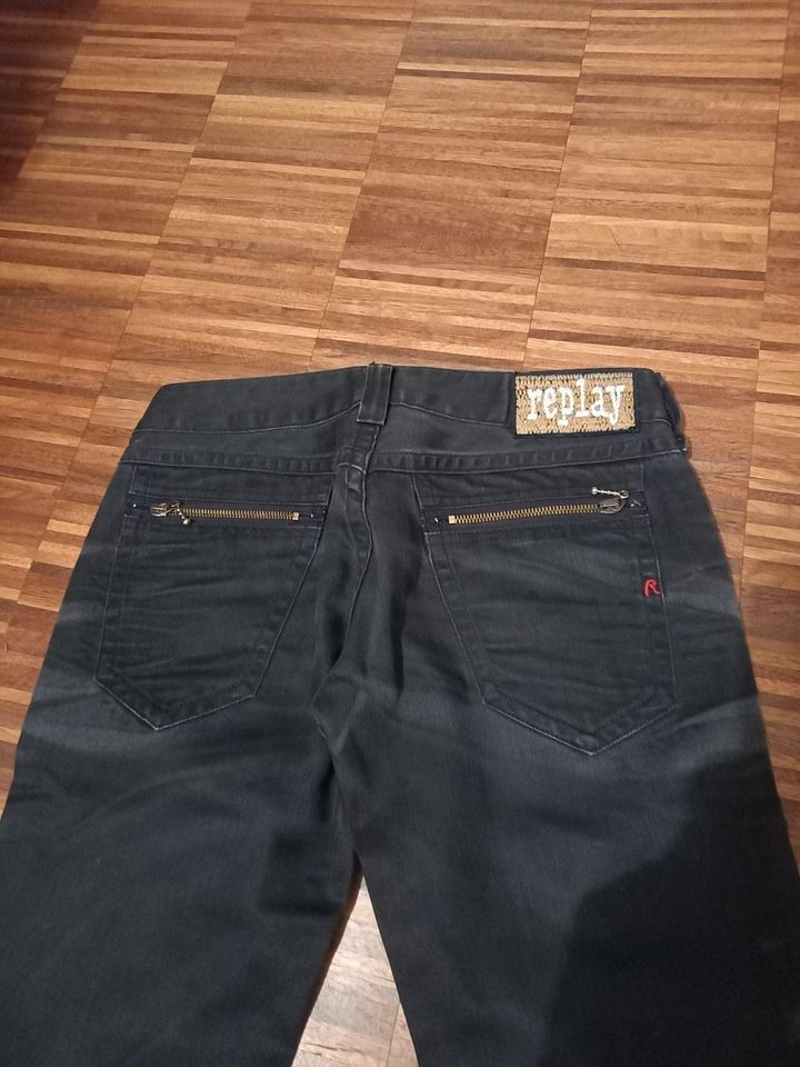 Schwarze Replay Jeans in Leingarten