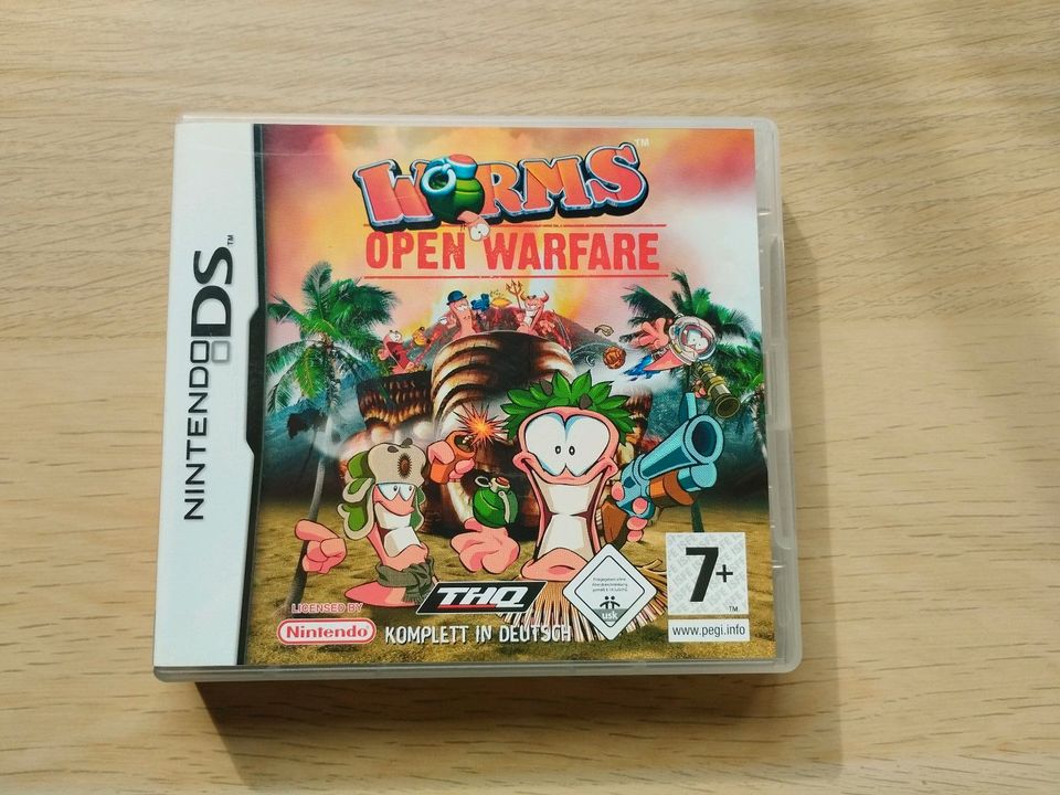 Worms Open warfare - Nintendo DS in Petersberg (Saalekreis)