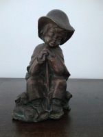 ☆Achatit Hirtenjunge Skulptur ☆ Bronzeoptik Nordrhein-Westfalen - Ratingen Vorschau