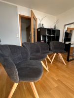 4x Stoffschalenstühle mit Holzbeinen (drehbar) Bayern - Ingolstadt Vorschau