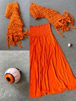 Halloween Set Kleid Gr. S Schal Auge Ringe orange Berlin - Mitte Vorschau