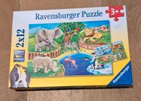 Ravensburger Puzzle 2x12 Teile Tiere/Zootiere Nordrhein-Westfalen - Krefeld Vorschau