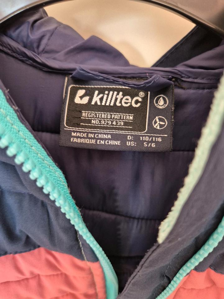 Killtec Steppjacke Wasser- und windabweisende Größe 110/116 in Nürnberg (Mittelfr)