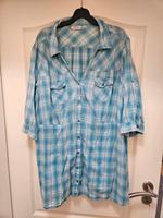 Bluse Hemd Gr. 56 / 58 blau türkis weiß Köln - Höhenberg Vorschau