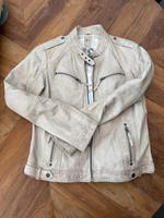 Lederjacke Gipsy Biker- Stil beige used Gr. L Nordrhein-Westfalen - Heiden Vorschau