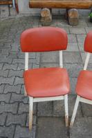 3 braune DDR Stühle Küchenstühle Kunstleder braun Küchenstuhl Stu Thüringen - Meuselwitz Vorschau