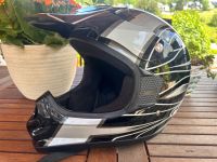 Helm Motorradhelm Crosshelm schwarz silber MDS Thüringen - Neuhaus Vorschau