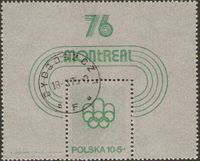 Polen Block 61 ° Olympische Sommerspiele Montreal 1976 - Sport Nordrhein-Westfalen - Kamen Vorschau