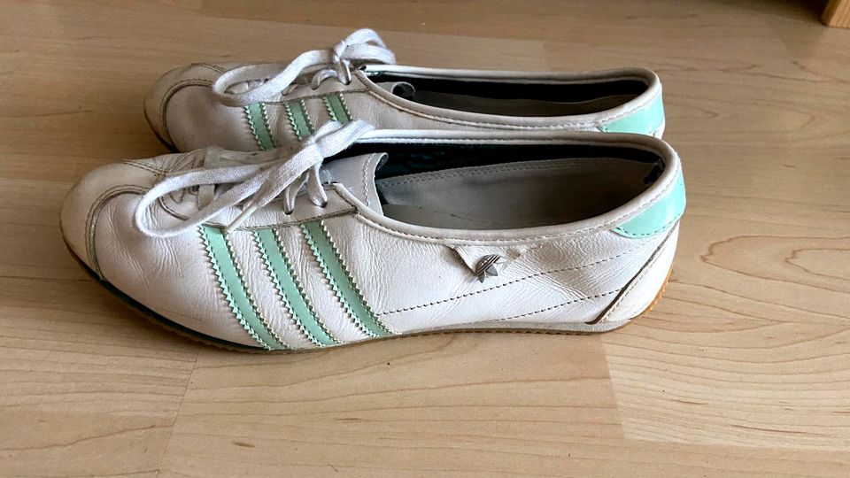 Adidas Sneaker Ballerina Gr 38 Damen weiss mint in Karlshuld