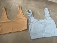 2x Zara Crop Tops M/L babyblau beige Polyamid rippen Saarbrücken-Dudweiler - Dudweiler Vorschau