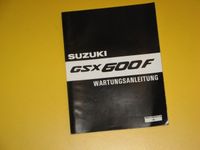 Suzuki GSX 600 F Wartungsanleitung Werkstatt Handbuch original Niedersachsen - Warpe Vorschau