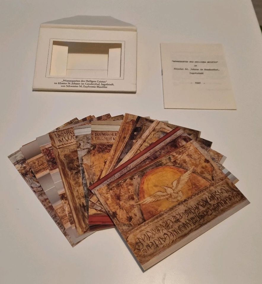 Postkarten "Wonnegarten des Heiligen Geistes", 13 Stück in Amberg