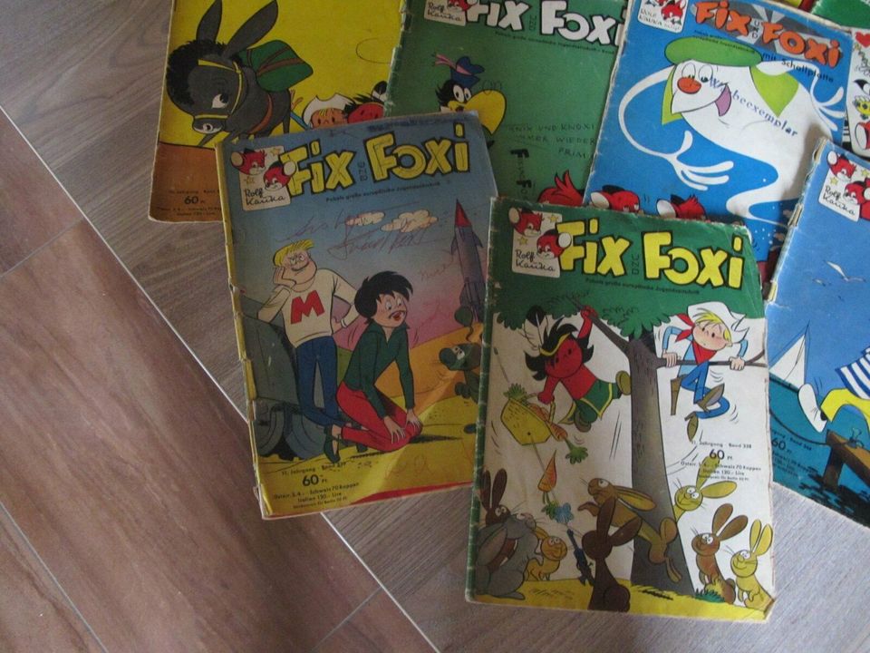 FIX und FOXI Alte Comic´s  Jahr 59´ 60er u.70er in Losheim am See