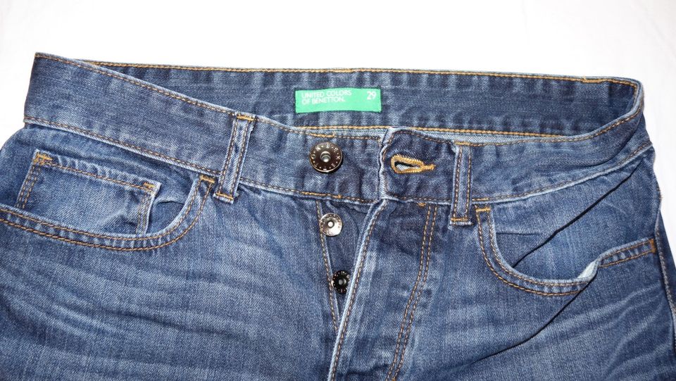 Herrenjeans Benetton in 29, TOP Zustand, kaum Getragen in Reinbek