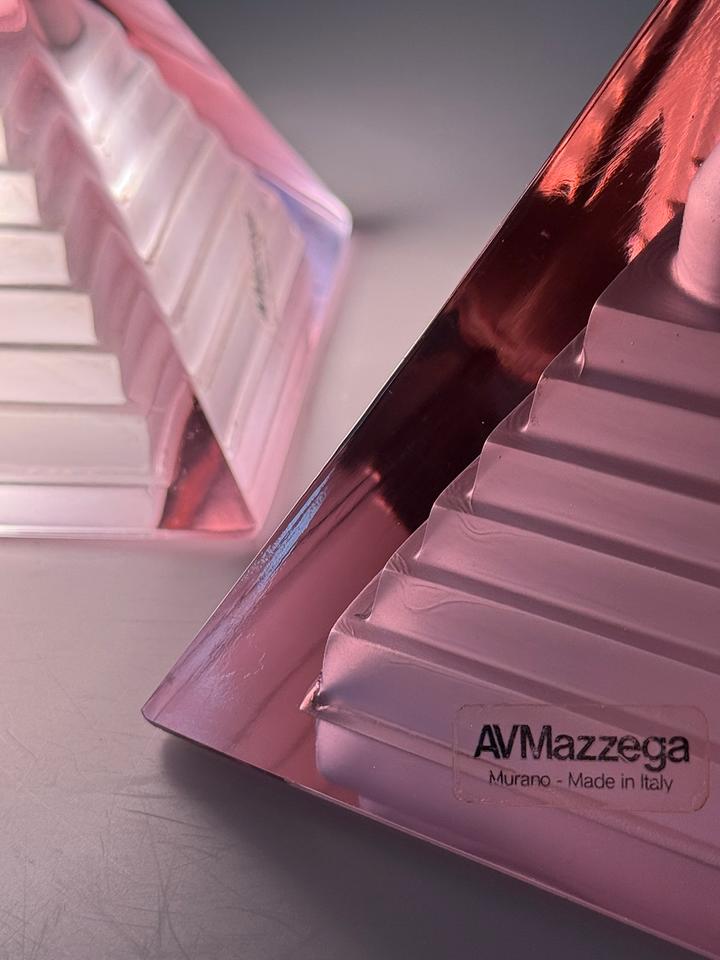 Mazzega Lampen Pendelleuchten Paar Murano Pyramid Piva Italy in Berlin