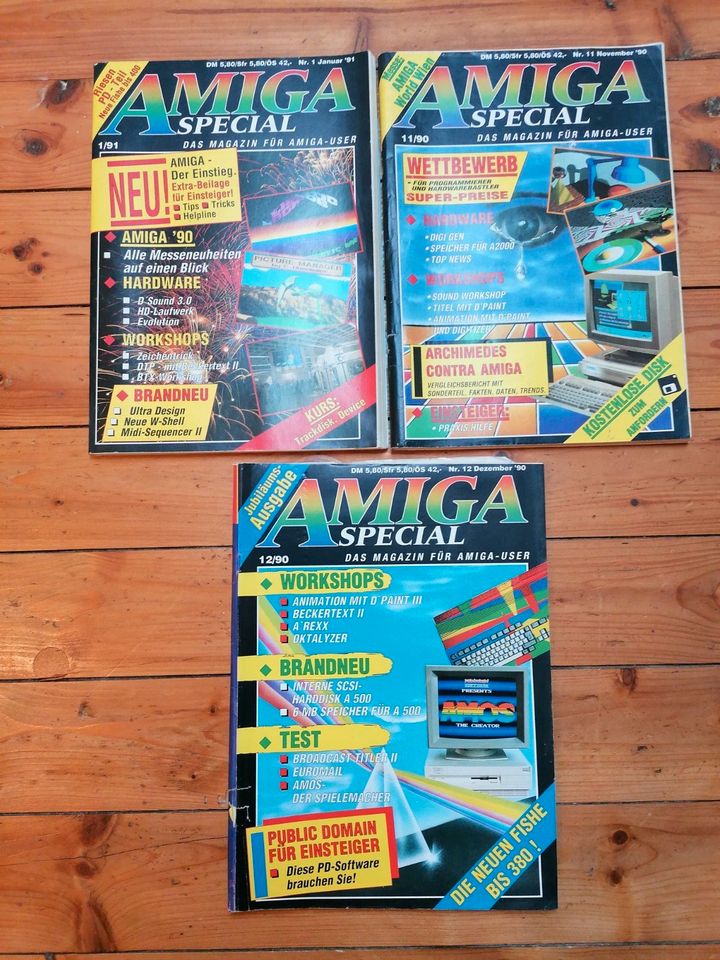 Commodore Amiga Special Magazin 11/90 + 12/90 + 01/91 in Dillingen (Donau)