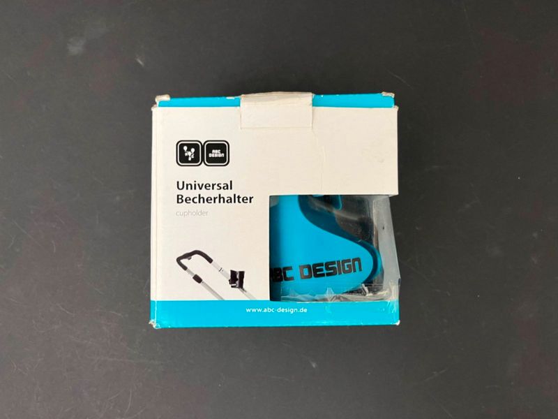 ABC Design Universal Becherhalter Getränkehalter blau NEU in