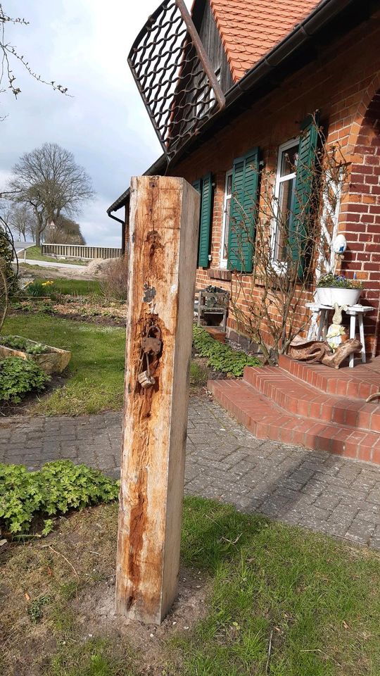 Deko im Shabbygarten, Holz, Metall in Walow