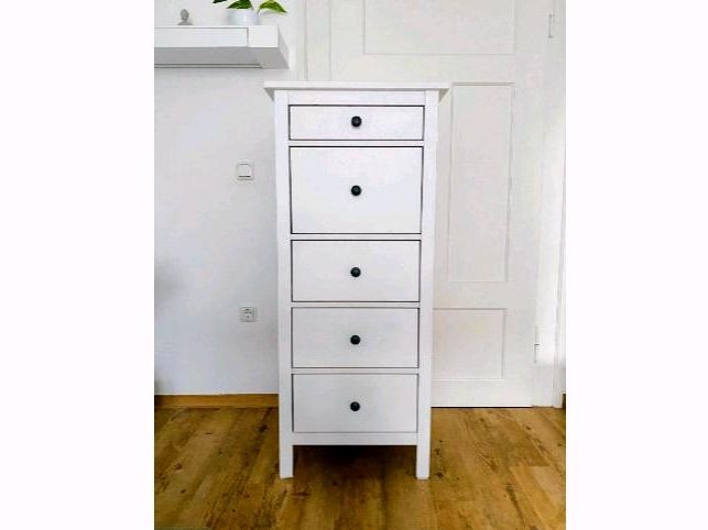 TOPP* IKEA Hemnes Kommode hoch schmal 5 Schubladen weiß Schrank in Hessen -  Bensheim | eBay Kleinanzeigen ist jetzt Kleinanzeigen