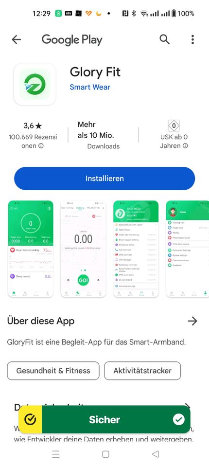 Smartwatch, Fitnessuhr,Pulsuhr, Schrittzähler, Schlafmonitor in Berlin