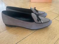 Tod’s Loafer Mokassins grau Wildleder 37 Frankfurt am Main - Nordend Vorschau