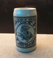 Alter und seltener 1 Liter Bierkrug Lederer Bräu Nürnberg Bayern - Landshut Vorschau