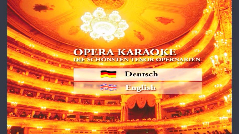 Karaoke DVD Opera Mozart Verdi Wagner Puccini Walküre Toska Aida in Hamburg